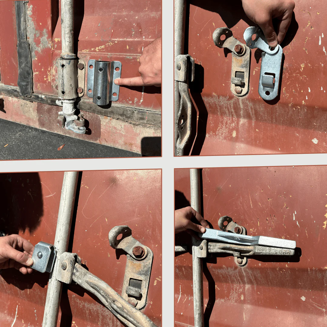 Shipping Container Door Parts Kit: Leverage Bar, Gasket & Hardware - Image 3